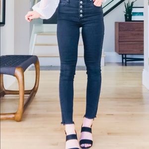 Abercrombie & Fitch High Rise Super Skinny Ankle Jeans (Curve Love). 27R